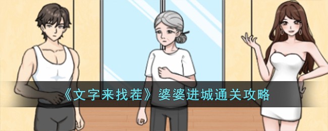 婆婆的字谜(婆婆各种找茬)