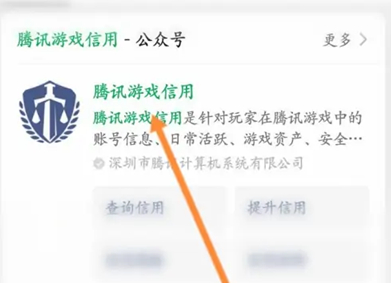 腾讯游戏信用分数怎么查询（腾讯信用分查询方式介绍）
