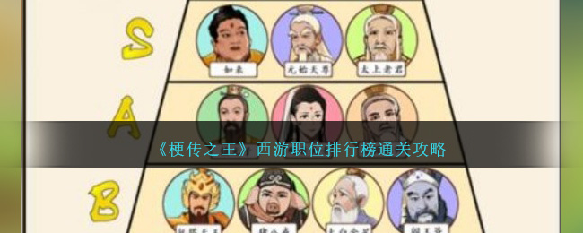 就我眼神好对西游人物的职位进行排行(西游职位排行)