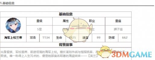 《第七史诗》海军上校兰蒂介绍一览