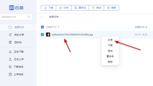 123云盘如何分享文件给其他人 - 123云盘是哪个公司